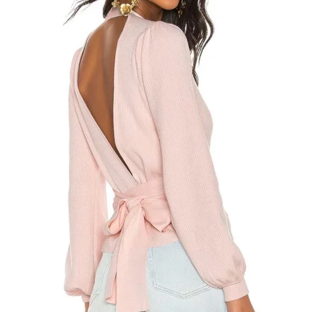 LPA x Revolve Dana wrap sweater